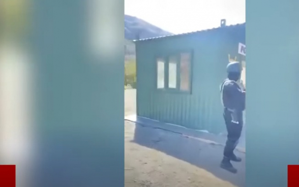 Գորիս-Կապան ճանապարհին ադրբեջանական ոստիկանական կետը (տեսանյութ)